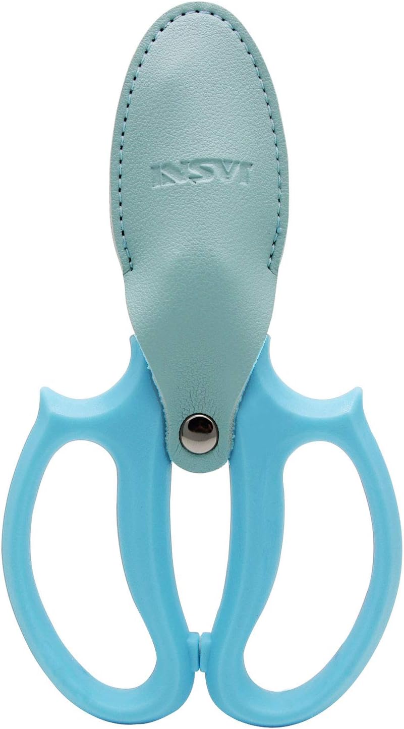 Garden Pruning Shears Scissors with Comfort Grip Handle, Premium Steel Professional Floral Scissors, Perfect for Arranging Flowers, Pruning, Trimming Plants, Gardening Tool (Purple)