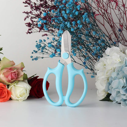 Garden Pruning Shears Scissors with Comfort Grip Handle, Premium Steel Professional Floral Scissors, Perfect for Arranging Flowers, Pruning, Trimming Plants, Gardening Tool (Purple)