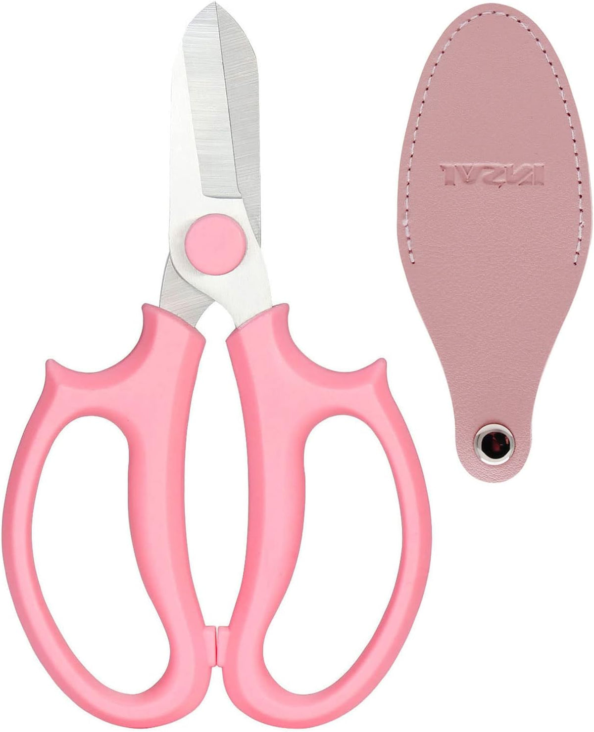 Garden Pruning Shears Scissors with Comfort Grip Handle, Premium Steel Professional Floral Scissors, Perfect for Arranging Flowers, Pruning, Trimming Plants, Gardening Tool (Purple)
