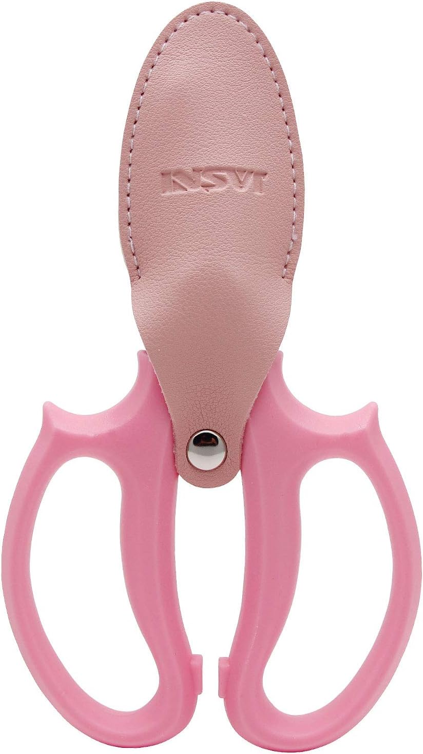 Garden Pruning Shears Scissors with Comfort Grip Handle, Premium Steel Professional Floral Scissors, Perfect for Arranging Flowers, Pruning, Trimming Plants, Gardening Tool (Purple)