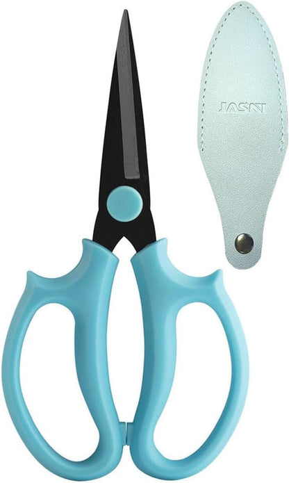 Garden Pruning Shears Scissors with Comfort Grip Handle, Premium Steel Professional Floral Scissors, Perfect for Arranging Flowers, Pruning, Trimming Plants, Gardening Tool (Purple)