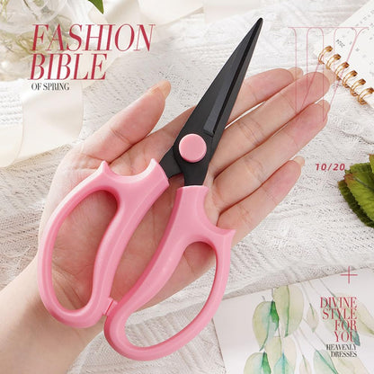 Garden Pruning Shears Scissors with Comfort Grip Handle, Premium Steel Professional Floral Scissors, Perfect for Arranging Flowers, Pruning, Trimming Plants, Gardening Tool (Purple)