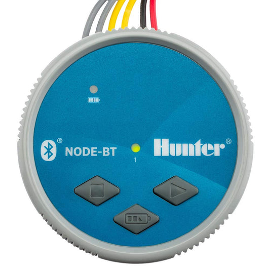 Hunter NODE-BT-100 Battery Sprinkler Timer, 1-Zone Controller with Solenoid