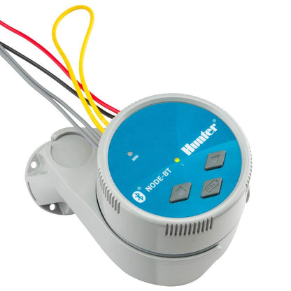 Hunter NODE-BT-100 Battery Sprinkler Timer, 1-Zone Controller with Solenoid