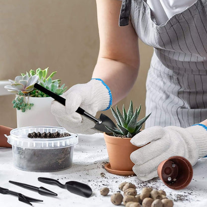 Succulent Tools, Mini Garden Tool Set, Transplanting Tools Set, Succulent Care kit for Succulent Miniature Gardening Plant, Multi, 13 Pcs