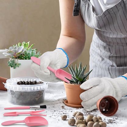 Succulent Tools, Mini Garden Tool Set, Transplanting Tools Set, Succulent Care kit for Succulent Miniature Gardening Plant, Multi, 13 Pcs