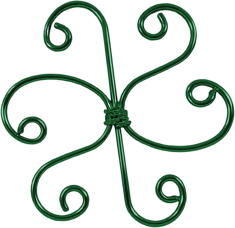 Plant Stem Support Set, 2025 New Reusable Plastic Climbing Plant Support Plant Trellis 3/6 Pcs, Upgrade Climbing Houseplant Support Stakes for Indoor Plants Stem Holder (3, Green)