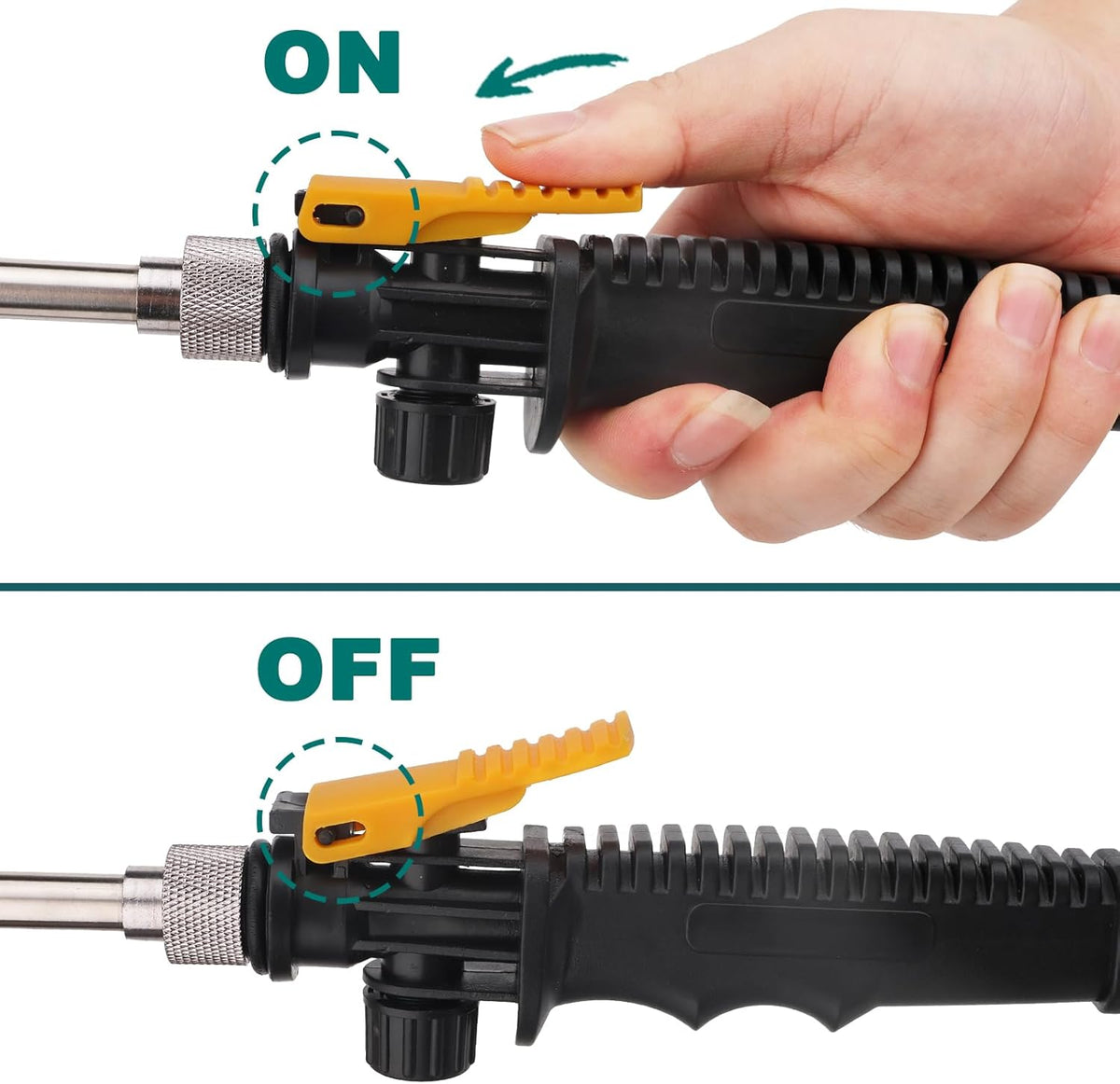 Replacement Sprayer Wand for Ryobi，44" Sprayer Part with Adjustable Nozzle, Trigger Wand & Hose Compatible for P2800, P2803 Sprayer，Suitable for ports with a diameter of 0.7 inches (1.78 cm)