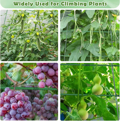 Cucumber Trellis for Raised Beds, U-Shaped Garden Trellis 63 x 45