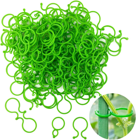 200PCS Tomato Clips for Support Plant Clips Garden Clips for Climbing Plants Tomato Plant Clips Plant Support Clips for Gardening for Securing Plants