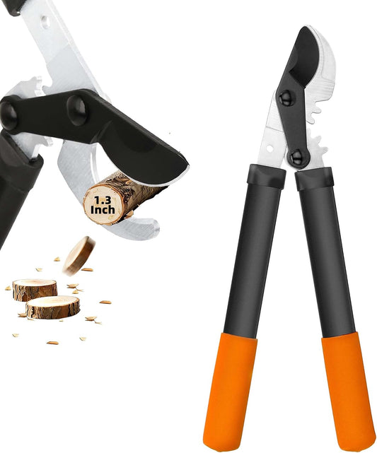 Loppers, Branch Cutter, Tree Trimmer with 1.3" Cut Clean Capacity