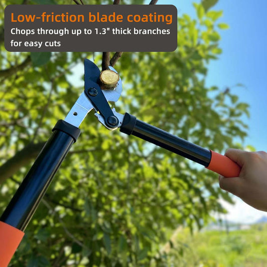 Loppers, Branch Cutter, Tree Trimmer with 1.3" Cut Clean Capacity