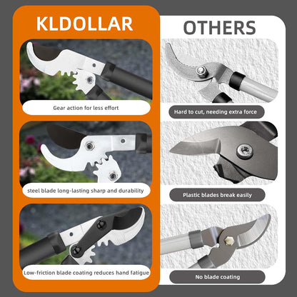 Loppers, Branch Cutter, Tree Trimmer with 1.3" Cut Clean Capacity
