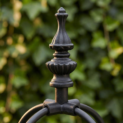 Metal Garden Trellis for Climbing Plants 8mm Outdoor Support Frame for Vines and Flowers Adjustable Height Garden Obelisk for Potted Plants for Tomatoes and Roses