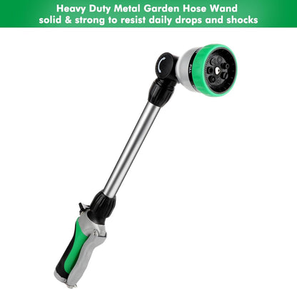 Heavy Duty Metal Watering Wand, Sprayer Nozzle for Garden Hose