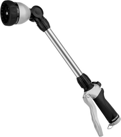 Heavy Duty Metal Watering Wand, Sprayer Nozzle for Garden Hose