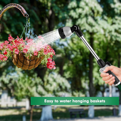 Heavy Duty Metal Watering Wand, Sprayer Nozzle for Garden Hose