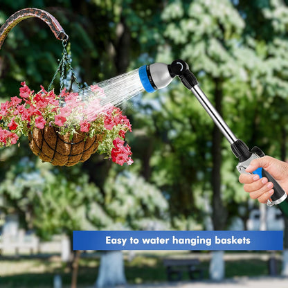 Heavy Duty Metal Watering Wand, Sprayer Nozzle for Garden Hose