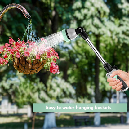 Heavy Duty Metal Watering Wand, Sprayer Nozzle for Garden Hose