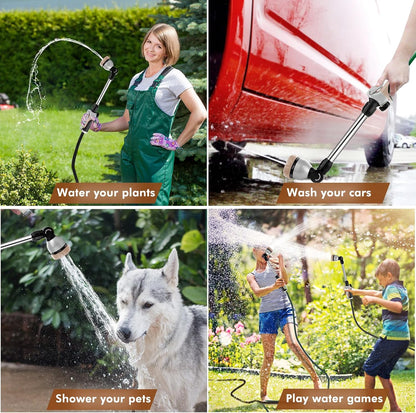 Heavy Duty Metal Watering Wand, Sprayer Nozzle for Garden Hose