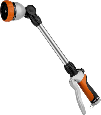 Heavy Duty Metal Watering Wand, Sprayer Nozzle for Garden Hose