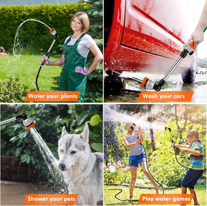 Heavy Duty Metal Watering Wand, Sprayer Nozzle for Garden Hose