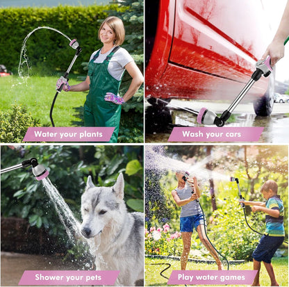 Heavy Duty Metal Watering Wand, Sprayer Nozzle for Garden Hose