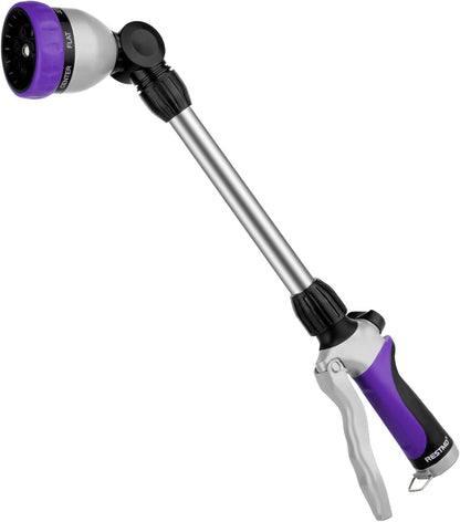 Heavy Duty Metal Watering Wand, Sprayer Nozzle for Garden Hose