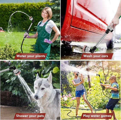 Heavy Duty Metal Watering Wand, Sprayer Nozzle for Garden Hose
