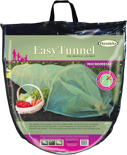 50-5060 Haxnicks Easy Fleece Tunnel Garden Cloche, Cover and Protect Plants from Harsh Weather, Animals, and Pests, Fleece Dome for Your Garden