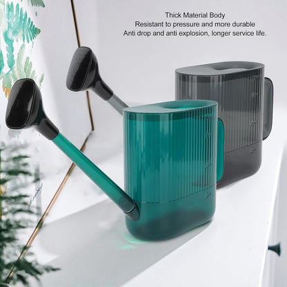 Watering Can for Indoor and Outdoor Plants, Large Long Spout with Removable Stainless Steel Sprinkler Head, Modern Small Garden Watering Can for Houseplants, Bonsai, Flowers (Gray)