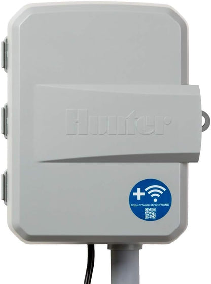 Hunter X2 4 Zone Sprinkler Controller, WiFi Compatible Sprinkler Timer
