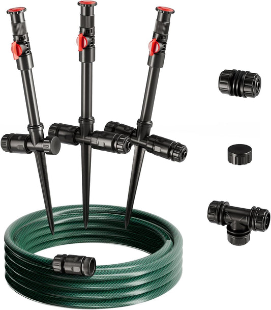 Flexible Sprinkler System, Above Ground DIY Irrigation Kit
