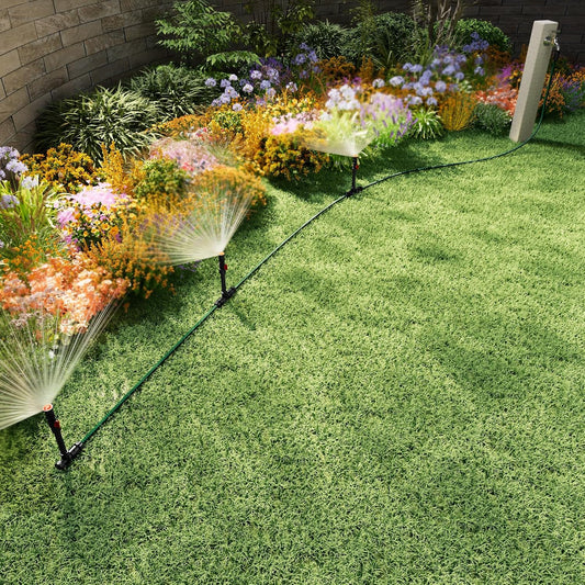 Flexible Sprinkler System, Above Ground DIY Irrigation Kit