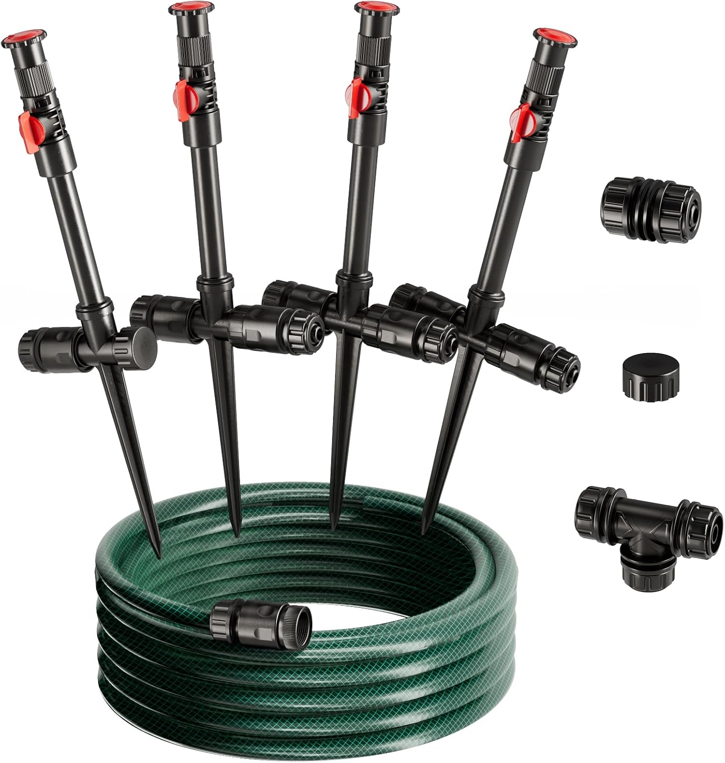Flexible Sprinkler System, Above Ground DIY Irrigation Kit