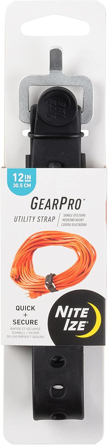 GearPro Utility Strap, 80 lb. Load Limit, 24 inch, Black