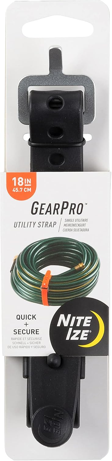 GearPro Utility Strap, 80 lb. Load Limit, 24 inch, Black