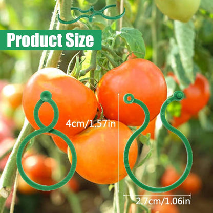 100 Pcs Plant Clips for Climbing Plants Garden Clips Plant Support Clips for Tomato Gardening Clips Vegetable Clips for Support for Securing Plants