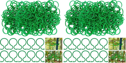 100 Pcs Plant Clips for Climbing Plants Garden Clips Plant Support Clips for Tomato Gardening Clips Vegetable Clips for Support for Securing Plants