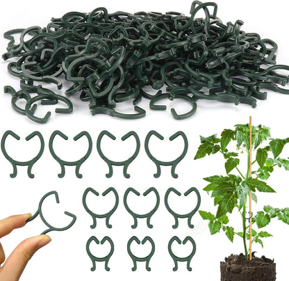 100 Pcs Plant Clips for Climbing Plants Garden Clips Plant Support Clips for Tomato Gardening Clips Vegetable Clips for Support for Securing Plants