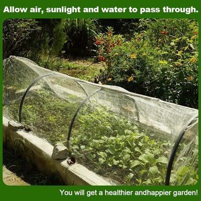 Garden Netting, 10x15Ft Plant Covers Ultra Fine Mesh Netting Pest Barrier Protection Bird Mosquito Net Plants Cover for Vegetables Fruits Flowers Crops Garden
