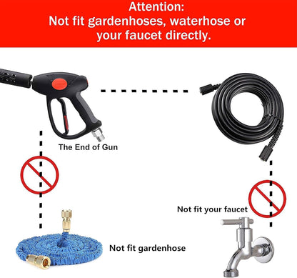 Replacement Pressure Washer Gun with Extension Wand, M22 Fitting