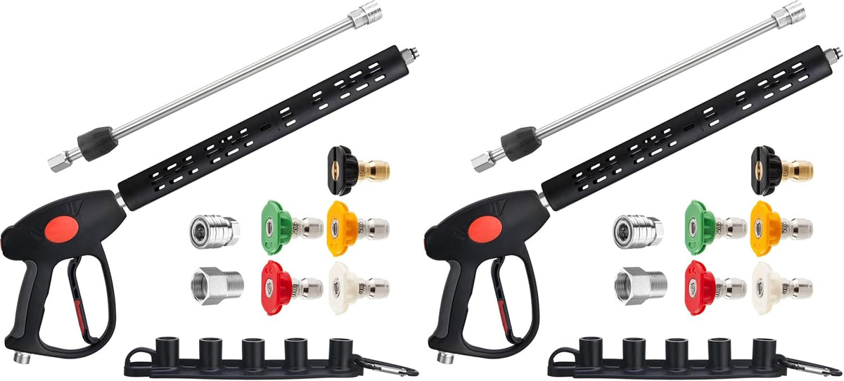 Replacement Pressure Washer Gun with Extension Wand, M22 Fitting