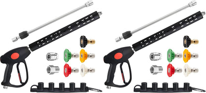 Replacement Pressure Washer Gun with Extension Wand, M22 Fitting