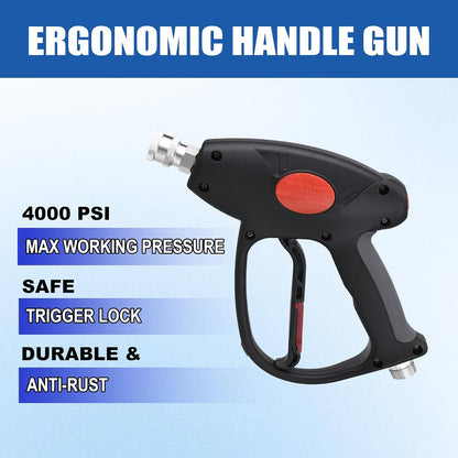 Replacement Pressure Washer Gun with Extension Wand, M22 Fitting