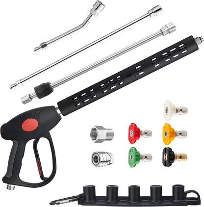 Replacement Pressure Washer Gun with Extension Wand, M22 Fitting