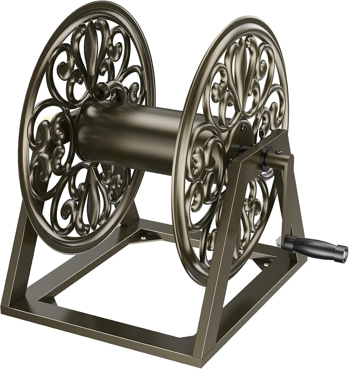 Wall/Floor Mount Hose Reel, Holds 200-Feet of 5/8-Inch Hose
