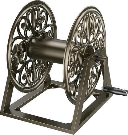 Wall/Floor Mount Hose Reel, Holds 200-Feet of 5/8-Inch Hose