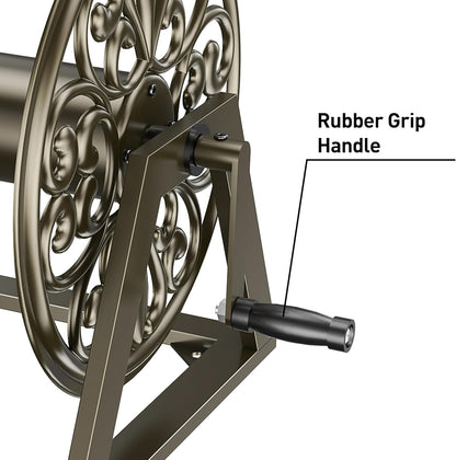 Wall/Floor Mount Hose Reel, Holds 200-Feet of 5/8-Inch Hose