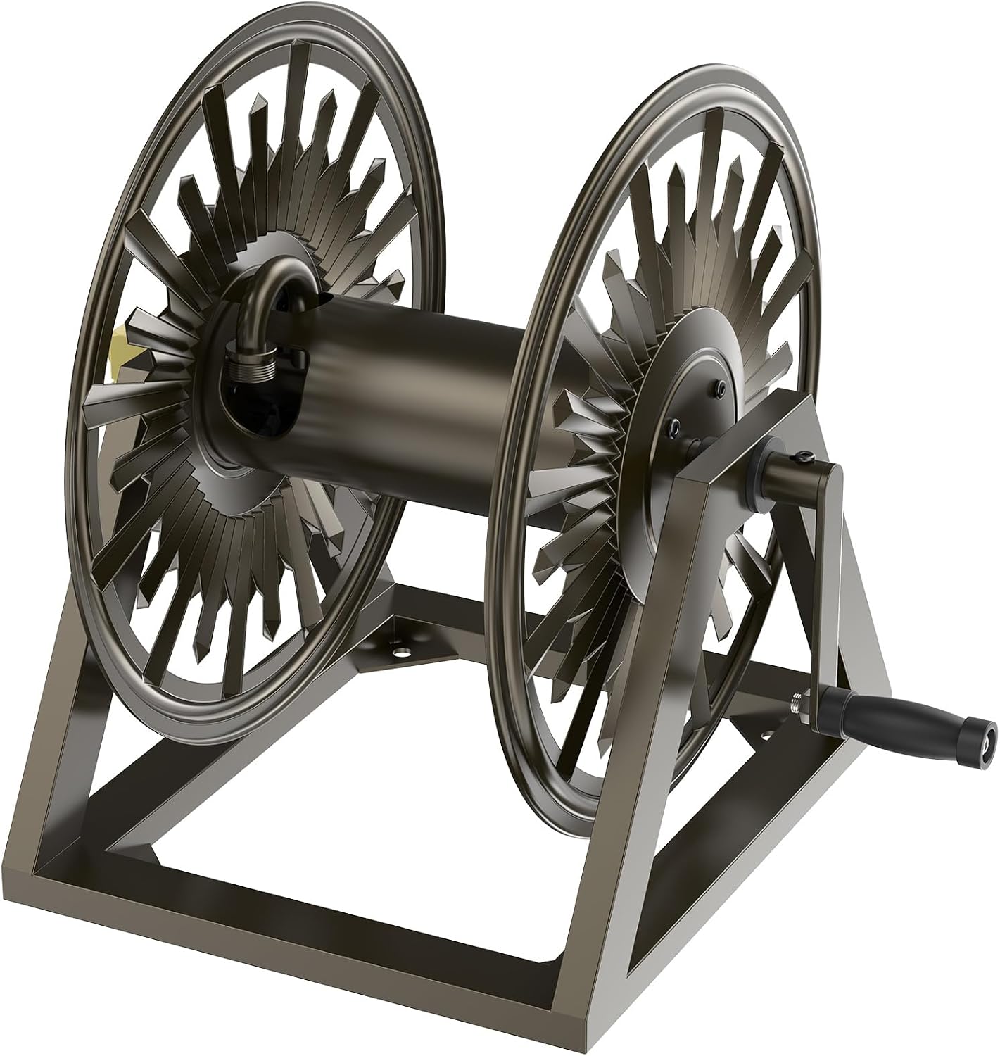 Wall/Floor Mount Hose Reel, Holds 200-Feet of 5/8-Inch Hose